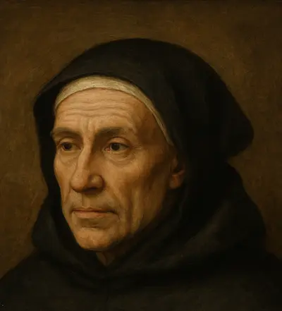 Portrait of Meister Eckhart, medieval mystic